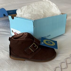 Stride Rite Brown Kids Boots with Buckle